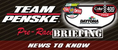 Team Penske - Daytona Infographic